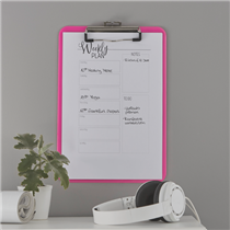 Carpeta Con Pinza Wow De Leitz Fucsia