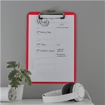 Carpeta Con Pinza Wow De Leitz Rojo