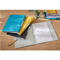 Carpeta De 2 Anillas Leitz Cosy Azul Calma 2 Anillas Redondas 25 Mm A4