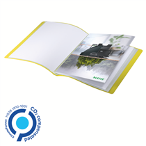 Carpeta De 20 Fundas Leitz Recycle, Co2 Compensado Amarillo