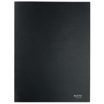 Carpeta De 3 Solapas De Cartón Leitz Recycle, Co2 Compensado Negro