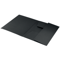 Carpeta De 3 Solapas De Cartón Leitz Recycle, Co2 Compensado Negro