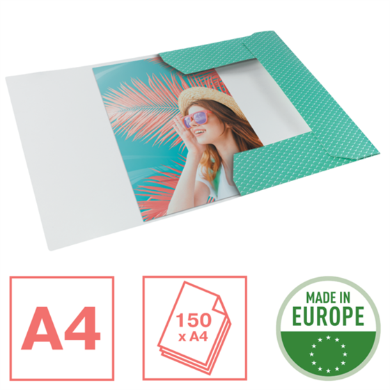 Carpeta De 3 Solapas De Cartón Esselte Colour'Breeze Verde A4