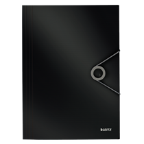 Carpeta De 3 Solapas Solid De Leitz Negro A4