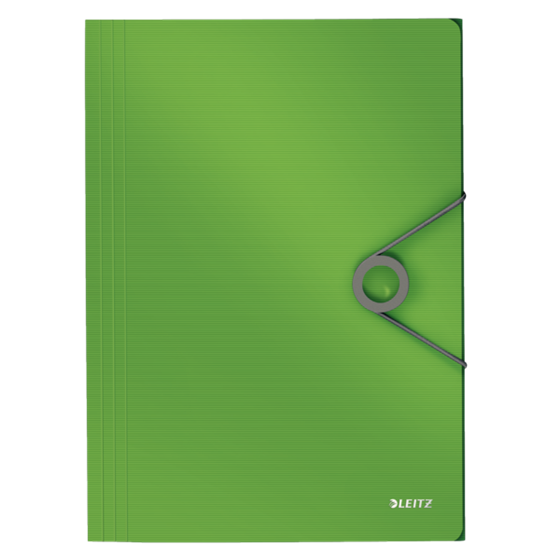 Carpeta De 3 Solapas Solid De Leitz Verde A4