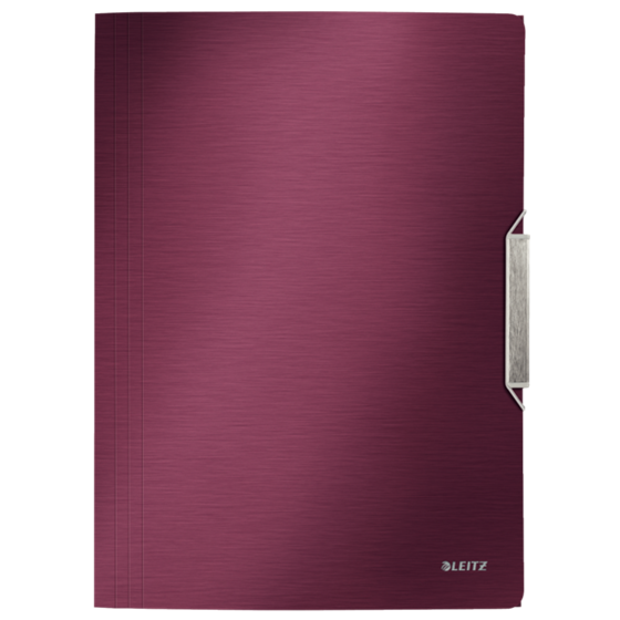 Carpeta De 3 Solapas Style De Leitz Rojo Granate
