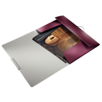 Carpeta De 3 Solapas Style De Leitz Rojo Granate