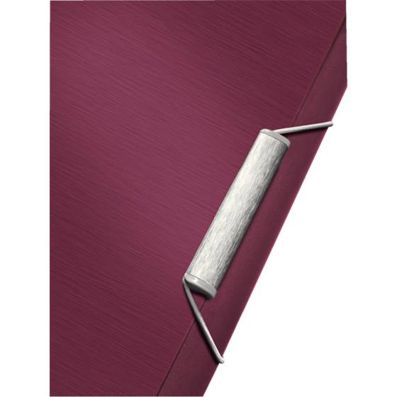Carpeta De 3 Solapas Style De Leitz Rojo Granate