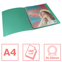 Carpeta De 4 Anillas Esselte Colour'Breeze Verde