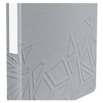 Carpeta De Anillas Urban Chic De Leitz Gris Oscuro 2 Anillas Redondas A4