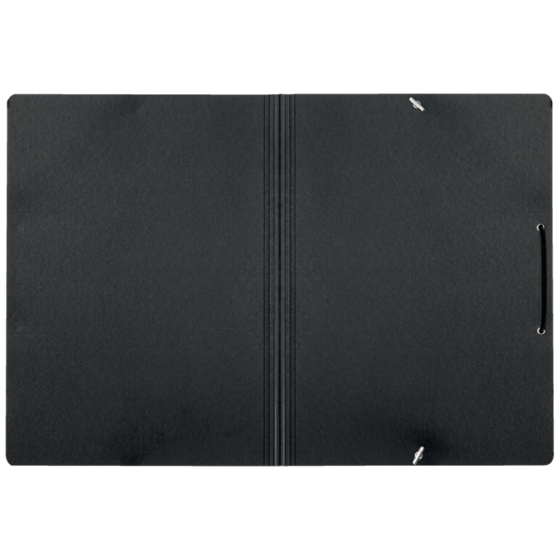 Carpeta De Cartón Con Gomas Leitz Recycle, Co2 Compensado Negro