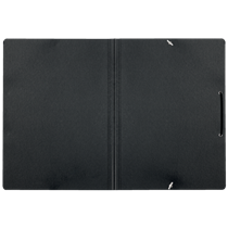 Carpeta De Cartón Con Gomas Leitz Recycle, Co2 Compensado Negro
