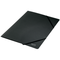 Carpeta De Cartón Con Gomas Leitz Recycle, Co2 Compensado Negro