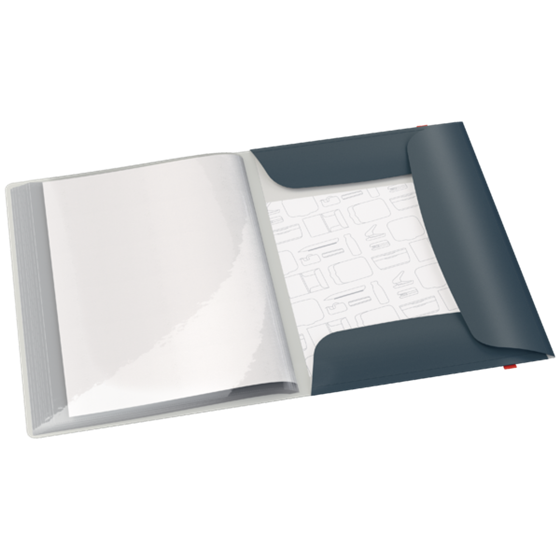 Carpeta De Fundas Portátil Leitz Cosy Plus Gris Terciopelo