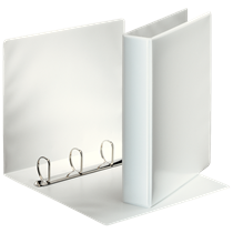 Carpeta Canguro Gama Básica De Esselte Blanco 4 Anillas Mixtas 40 Mm A4
