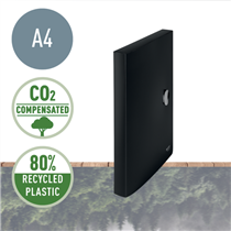 Carpeta De Proyectos Leitz Recycle, Co2 Compensado Negro A4