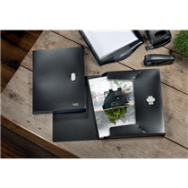 Carpeta De Proyectos Leitz Recycle, Co2 Compensado Negro A4
