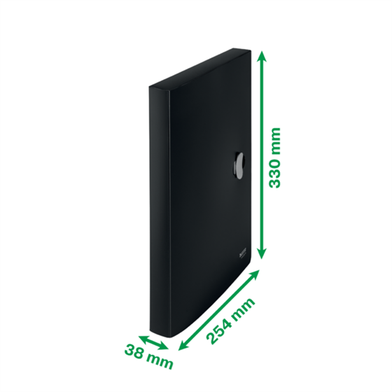 Carpeta De Proyectos Leitz Recycle, Co2 Compensado Negro A4
