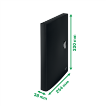 Carpeta De Proyectos Leitz Recycle, Co2 Compensado Negro A4