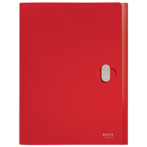 Carpeta De Proyectos Leitz Recycle, Co2 Compensado Rojo A4