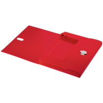 Carpeta De Proyectos Leitz Recycle, Co2 Compensado Rojo A4