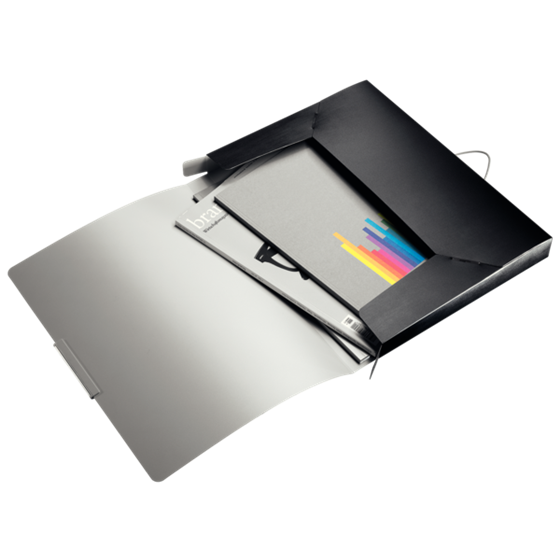 Carpeta De Proyectos Style De Leitz Negro Satinado