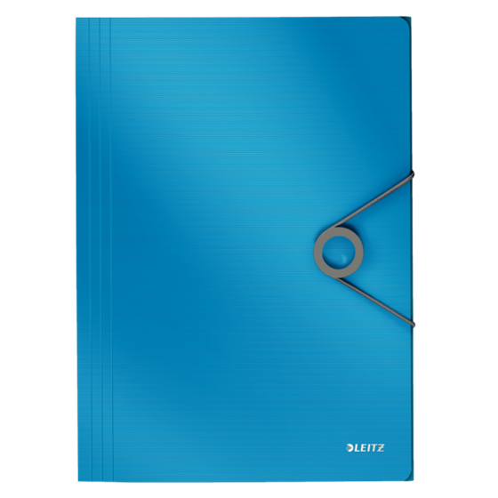 Carpeta De 3 Solapas Solid De Leitz Azul Claro A4