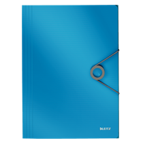 Carpeta De 3 Solapas Solid De Leitz Azul Claro A4