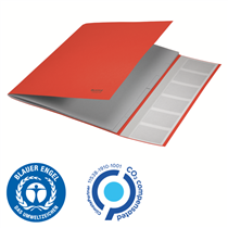 Clasificador De Cartón Leitz Recycle, Co2 Compensado Rojo