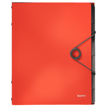 Clasificador Solid De Leitz Rojo Claro A4
