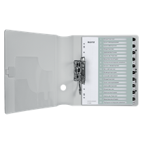 Índice Imprimible Wow De Leitz, De PP, Extra Ancho Multicolor 1-20 A4 Maxi