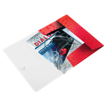 Carpeta De 3 Solapas Wow De Leitz Rojo