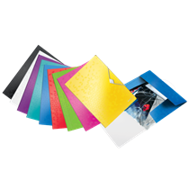 Carpeta De 3 Solapas Wow De Leitz Rojo
