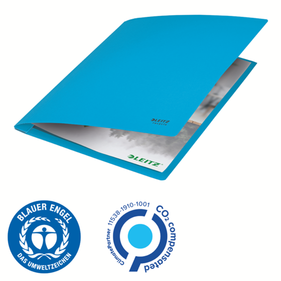 Dosier Fástener De Cartón Leitz Recycle, Co2 Compensado Azul
