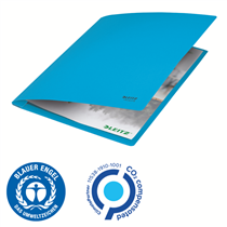 Dosier Fástener De Cartón Leitz Recycle, Co2 Compensado Azul