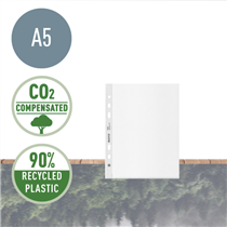 Funda A5 Leitz Recycle, Co2 Compensado Transparente A5 100 Micras