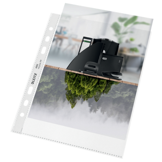 Funda A5 Leitz Recycle, Co2 Compensado Transparente A5 100 Micras
