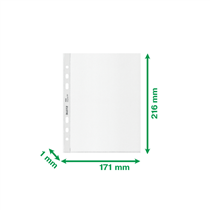 Funda A5 Leitz Recycle, Co2 Compensado Transparente A5 100 Micras