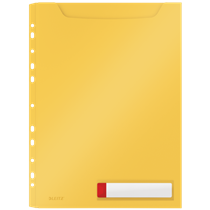Funda De Privacidad De Alta Capacidad Leitz Cosy Amarillo Cálido A4