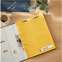 Funda De Privacidad De Alta Capacidad Leitz Cosy Amarillo Cálido A4