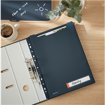Funda De Privacidad De Alta Capacidad Leitz Cosy Gris Terciopelo A4