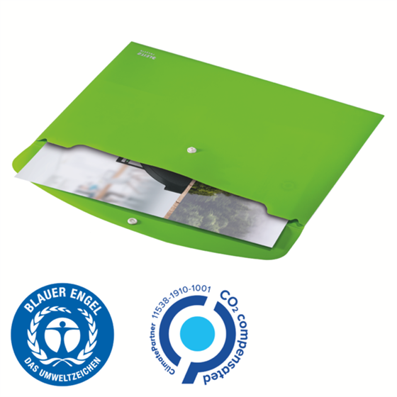 Sobre Para Documentos Leitz Recycle, Co2 Compensado Verde