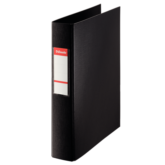 Carpeta De Anillas De Esselte Negro 4 Anillas Mixtas 40 Mm Folio