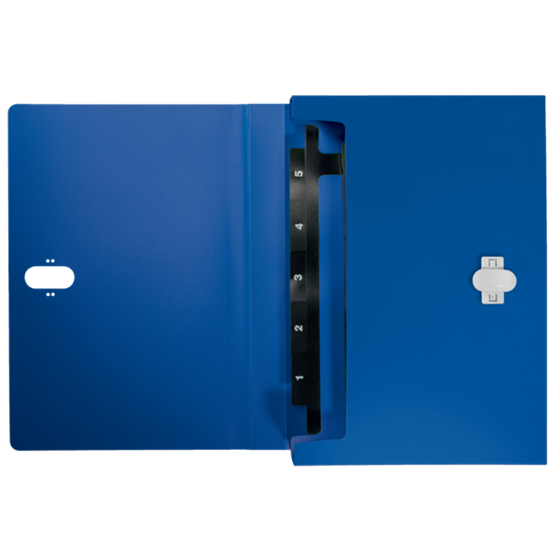Carpeta Acordeón Leitz Recycle, Co2 Compensado Azul A4