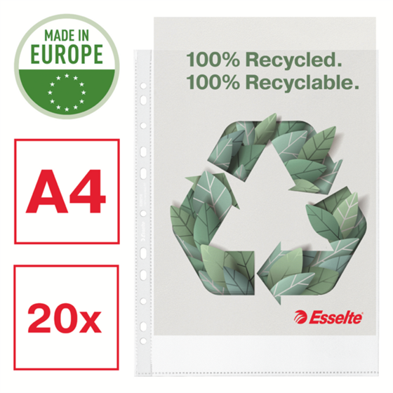 Funda A4 Esselte Recycle Transparente A4 Maxi