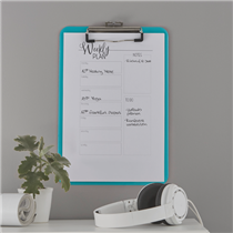Carpeta Con Pinza Wow De Leitz Turquesa