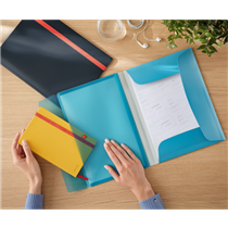 Carpeta De 3 Solapas Con Bolsillo Leitz Cosy Azul Calma