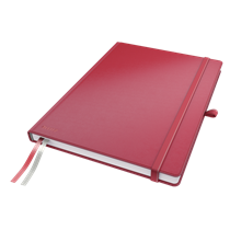 Cuaderno Leitz Complete A4 cuadriculado con tapas rígidas Rojo 80 H. 100 g.