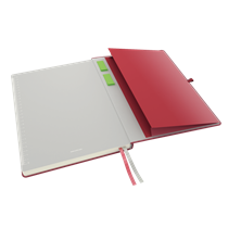 Cuaderno Leitz Complete A4 cuadriculado con tapas rígidas Rojo 80 H. 100 g.