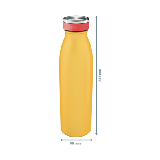 Botella de agua con aislamiento Leitz Cosy 500 ml 6,8 x 23,5 x 6,8 cm.